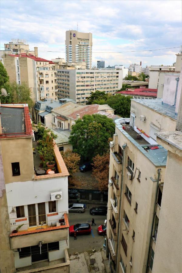 Athenee Palace Apartment - Panoramic View Terrace & Balcony - Free Minibar บูคาเรสต์ ภายนอก รูปภาพ
