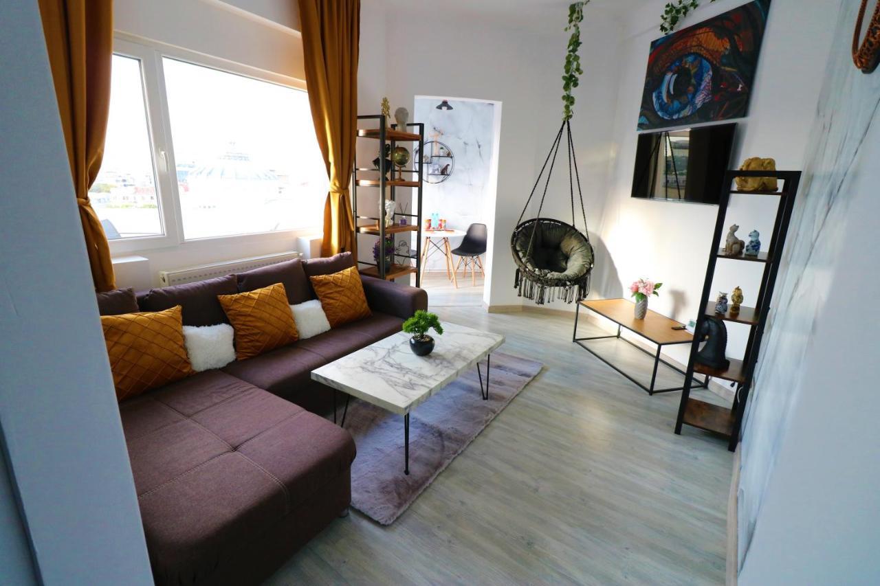 Athenee Palace Apartment - Panoramic View Terrace & Balcony - Free Minibar บูคาเรสต์ ภายนอก รูปภาพ