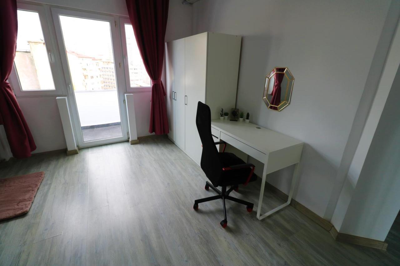 Athenee Palace Apartment - Panoramic View Terrace & Balcony - Free Minibar บูคาเรสต์ ภายนอก รูปภาพ