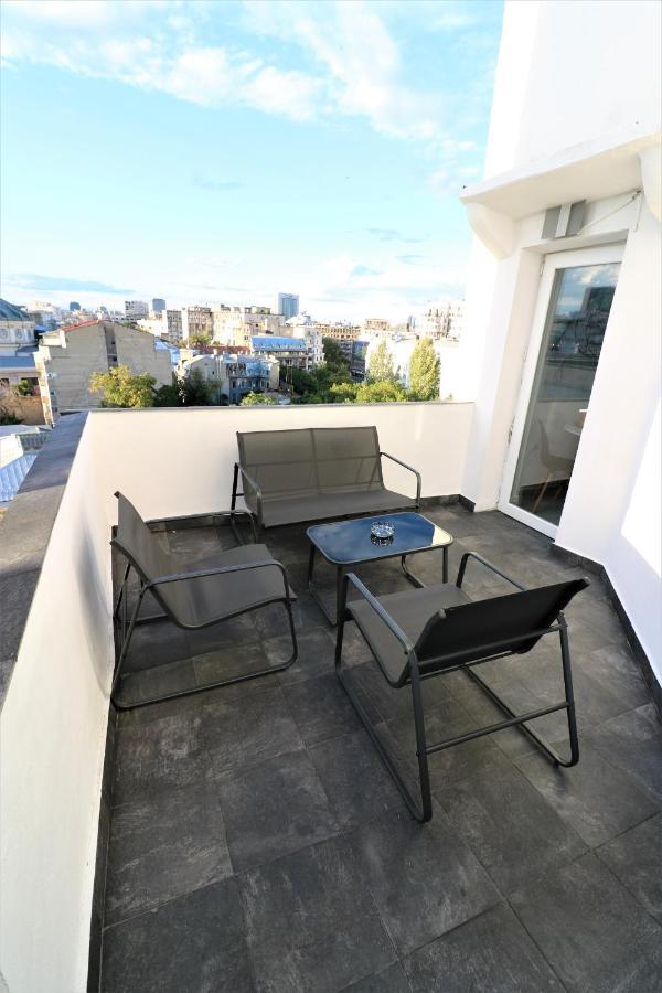 Athenee Palace Apartment - Panoramic View Terrace & Balcony - Free Minibar บูคาเรสต์ ภายนอก รูปภาพ